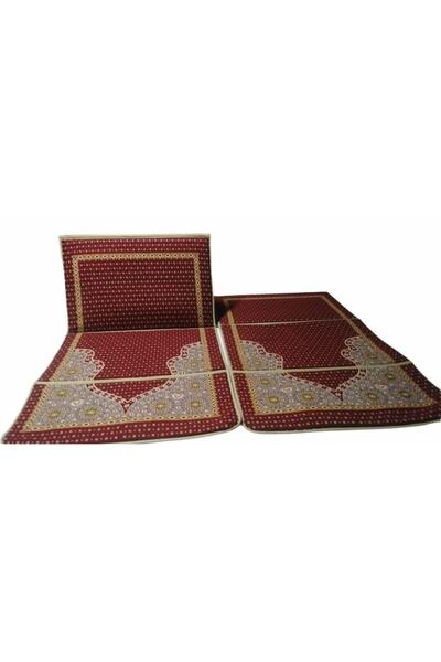 Yasir سجادة صلاة قابلة للطي مع مسند ظهر داعم للظهر