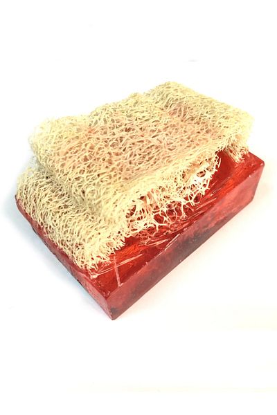Develi 1973 100% Handmade Pumpkin Fiber Natural Soap-rose Soap