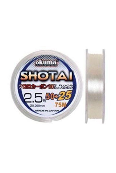Okuma Shotai Fluorocarbon 75 mt 0,128 mm Misina