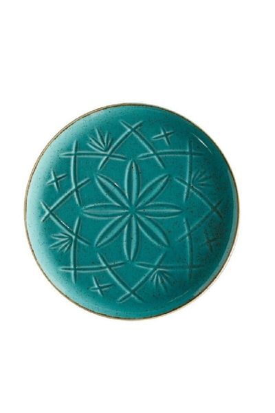 Porland Christina Turquoise Flat Plate 32cm