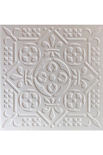 HASYILDIZ Strafor Dekoratif Tavan Kaplama D14 -13 M2- 52 Adet Kare Panel