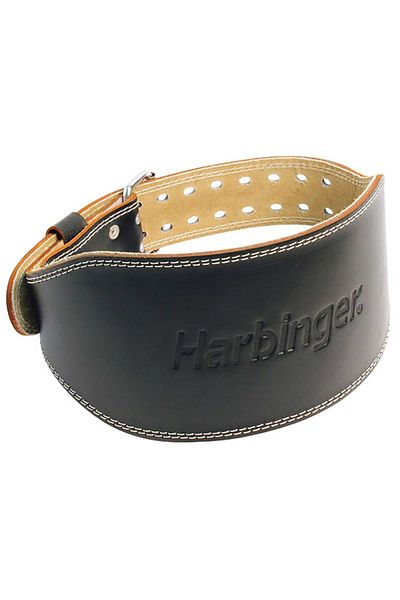 HARBINGER 361026 Centura de fitness din piele captusita de 15 cm