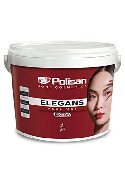 Polisan Elegans Extra Yarı Mat Silikonlu Iç Cephe Boya - 4002-doğal Gri Ci-6203