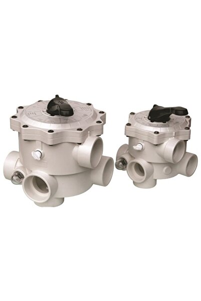 Atlaspool 50 - 1 ½" Çok Yollu Vana Beyaz Kum Filtresi Vanaları 6 Yollu