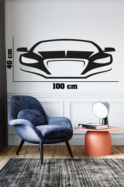 Tilki Dünyası Autocolant negru pentru decorare 5
