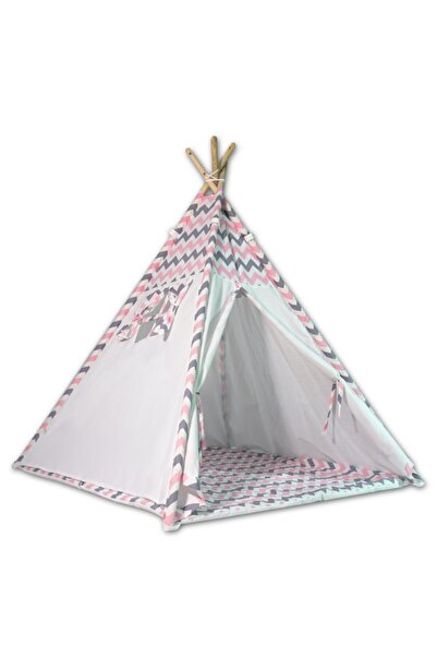 hupim Pamuk Ahşap Kızıldereli Oyun ve Uyku Çadırı