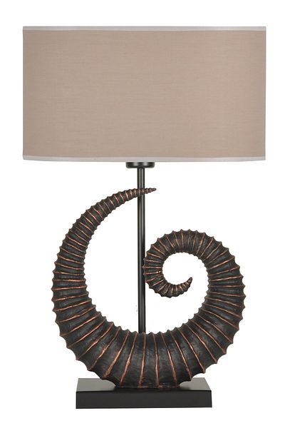 Qdec Modern Design Twist Lampshade Copper Beige
