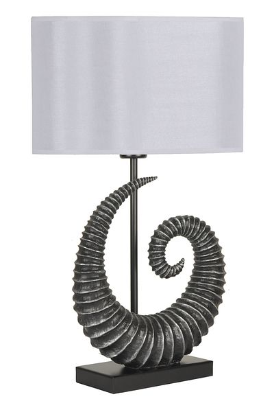 Qdec Modern Design Twist Lampshade Silver White