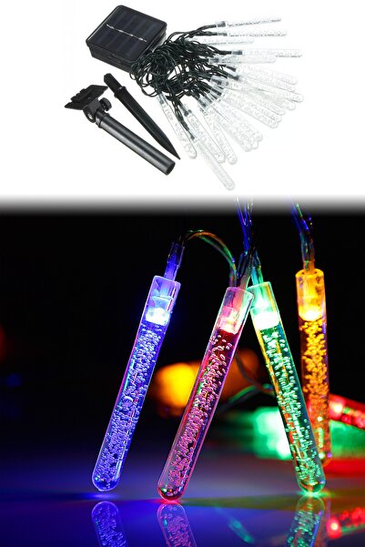 Binbirreyon Baloncuklu Stick Solar Aydınlatma Güneş Enerjili Lamba 20 Led Ren...