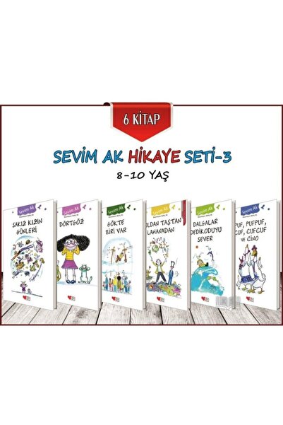 Can Çocuk Sevim Ak Hikaye Set -3 6 Kitap -
