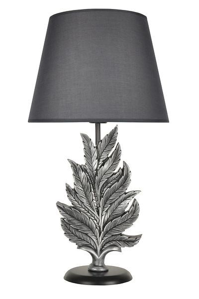 Qdec Modern Design Leaf Lampshade Silver Gray