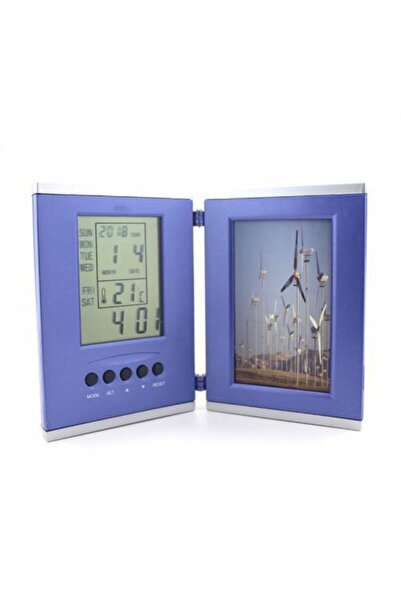 hitteknoloji Masa Üstü Kalemlik Dijital Termometre Dijital Masa Saati Resim Ç...