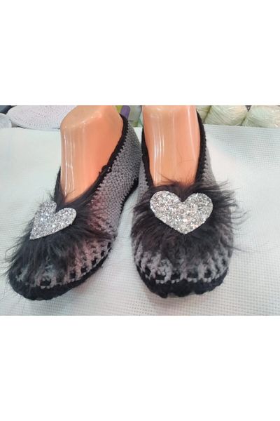 Kevser nur tuhafiye Hand Knitted Home Shoes