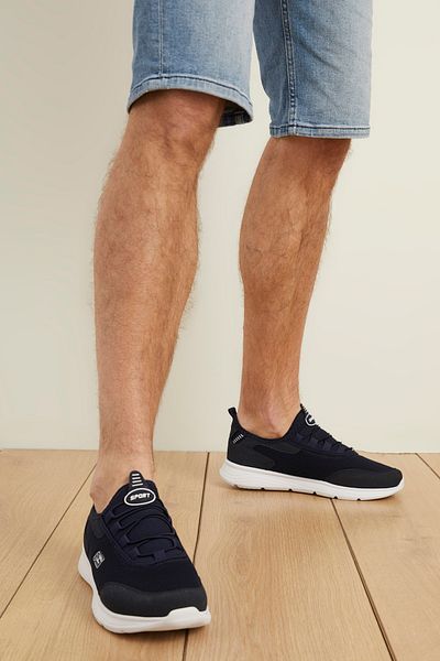 Freemax Μπλε Navy White Unisex Ορθοπεδικά Άνετα Αθλητικά Παπούτσια Περπάτημα