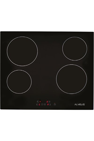 Alveus Vitroseramik 641 Siyah Elektrikli Ankastre Ocak 60 Cm