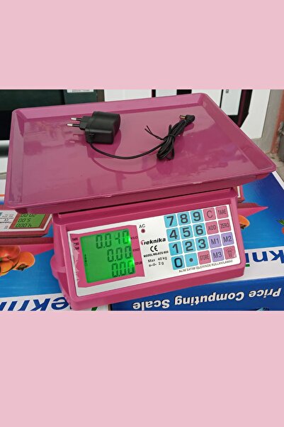 Teknika 40 Kg Şarjlı Ve Elektrikli Hassas Tezgah Tipi Terazi