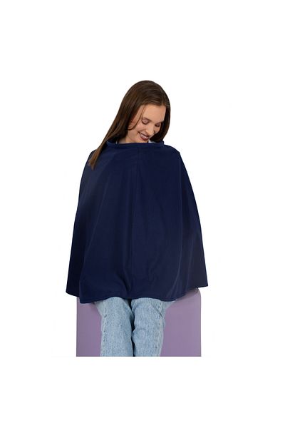 Sevi Bebe Κάλυμμα νοσηλευτικής πόντσο Navy Blue Art-338