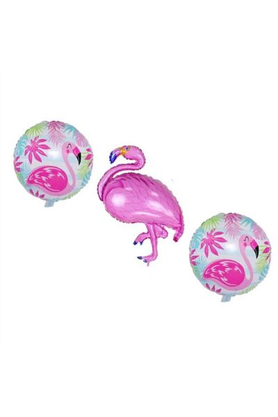 Flamingo Foil Balloon Set
