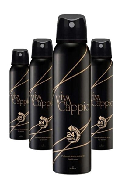 Viva Cappio Kadın Deodorant 150 ml 4 Adet