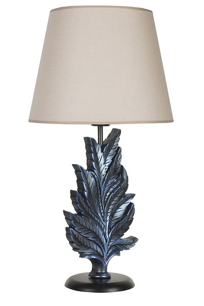 Qdec Cobalt Beige Modern Design Leaf Lampshade