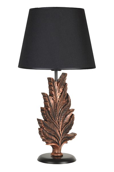 Qdec Copper Black Modern Design Leaf Lampshade