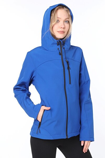 GHASSY CO. Жіноча вітрозахисна куртка Softshell синя