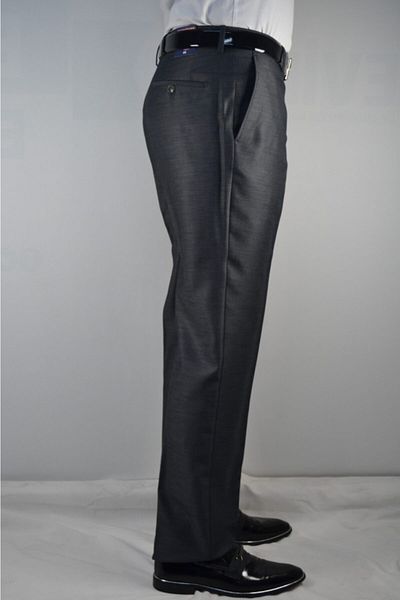 Bomonti Men's Black Fabric Trousers