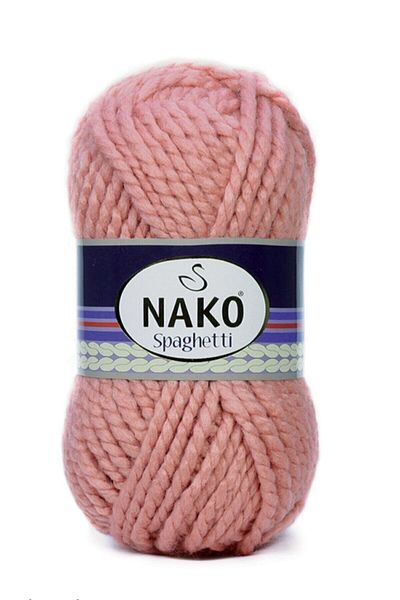 NAKO ( 5 Pieces ) Spaghetti 11613 Pink Hand Knitted Threads Vest Cardigan Thread Scarf Sweater Beanie Thread