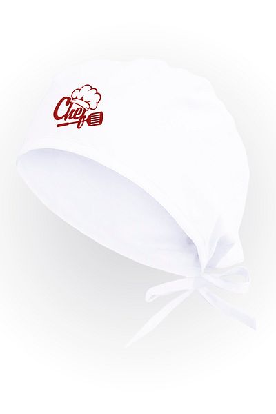 Tasarım Trend Chef Printed Bonnet| Restaurant Bonnet| Chef Bonnet