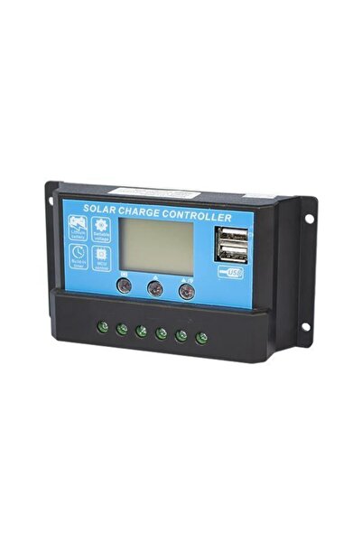 ACIKO Solar Güneş Paneli Kesicisi Şarj Kontrol Regülatörü 12/24v 10a