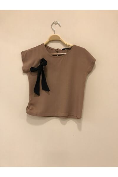 Pitti Girl's Caramel Mink Blouse 9231