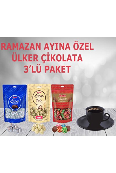 Ülker Ramazan Ayına Özel 3'lü Çikolata Paketi