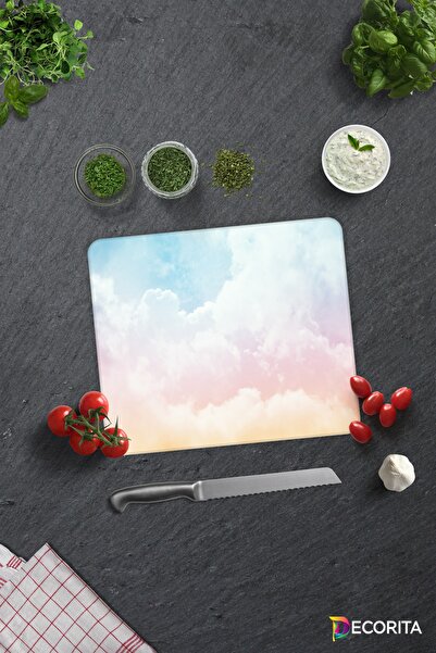 Decorita الغيوم الملونة |   لوح تقطيع الزجاج - لوح تقطيع الزجاج |   29 سم × 3...