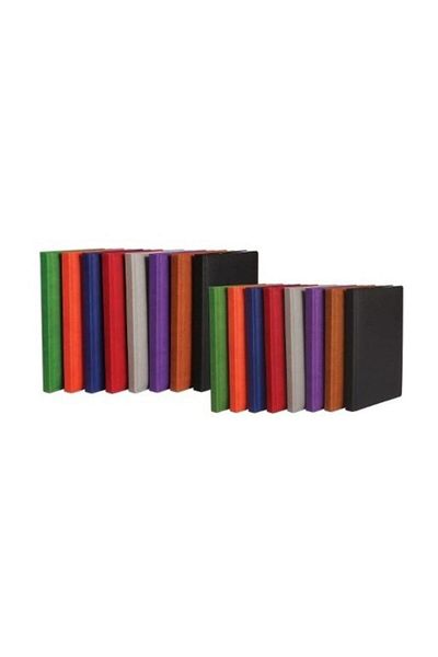 KESKİN COLOR Caiet din piele termică cu copertă rigidă, culori mixte (sortiment) 17x24cm160 coli pătrate 418872 -99