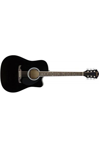 FENDER Fa-125ce Dreadnought Black Elektro Akustik Gitar