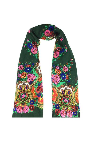 Dicle Hamavi Tasseled Mardin Local Shawl - 90x90 cm