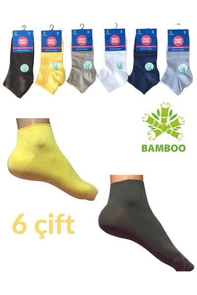socksbox Κοντές κάλτσες χωρίς ραφή Bamboo 6 Color / Μεταξένια υφή