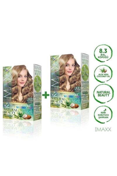 Natural Beauty Amonyaksız 8.3 Bal Köpüğü Saç Boyası Seti 2 Adet