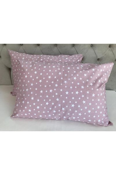 Çeyiz Bahçesi Powder Star 2-Piece Pillow Case 50&70