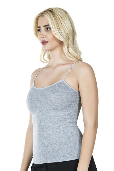 Derya Kurşun Γυναικείο γκρι εσώρουχο με κορδόνια 210