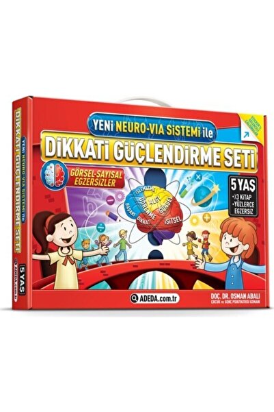 Adeda Yayınları Dikkati Güçlendirme Seti 5 Yaş + Görsel Dikkat Testi