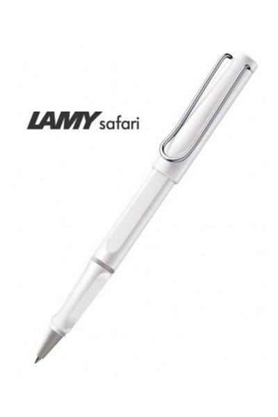 Lamy Glossy White Durable Plastic Body Rollerball Pen