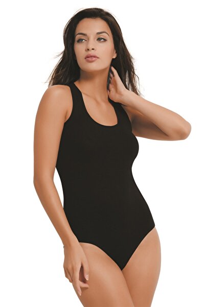 NBB Women's Black Wide Strap Snap Fastener Sports Body 2943