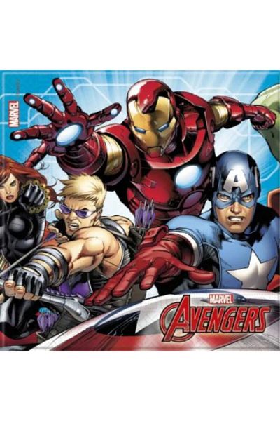 Hayaller Dükkanı Χαρτοπετσέτα Mighty Avengers 33x33cm