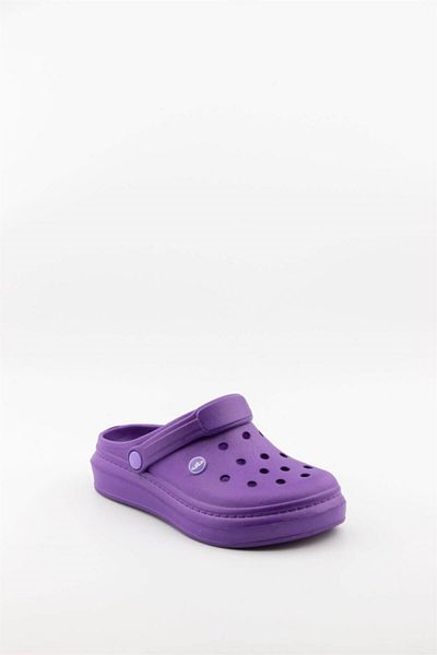 Akınal Bella Women's Purple Ultrasoft Platform Sole Slippers