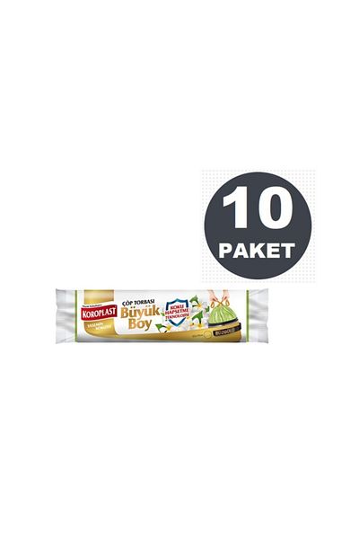 Koroplast Smell Confinement Jasmine Drawstring Large Size Garbage Bag X 10 Pack
