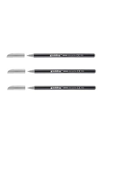 Edding 1200 Graphic PenSilver 3 Pieces