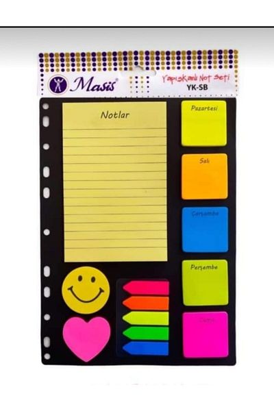 Masis A4 Note Set - Adhesive