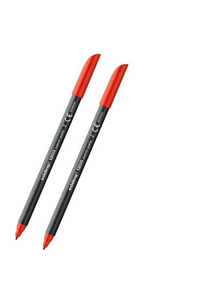 Edding 1200 Graphic PenRed 2 Pieces