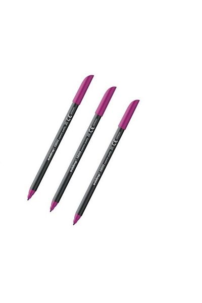 Edding 1200 Graphic PenDark Pink 3 Pieces